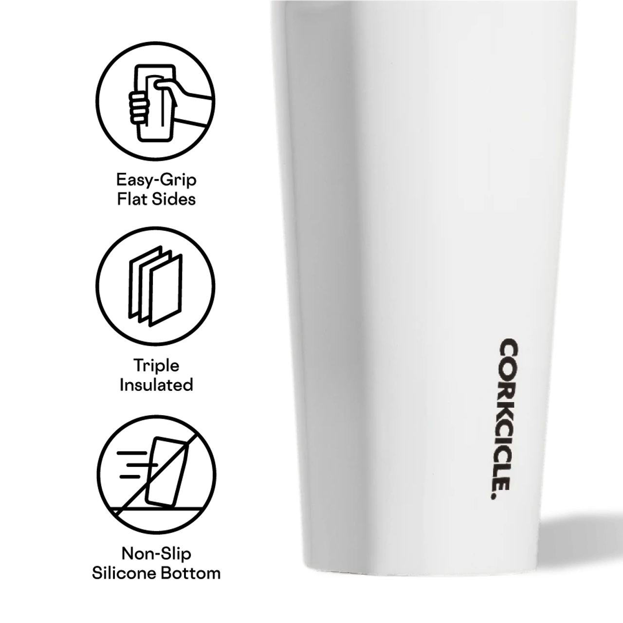 Classic Tumbler 16oz- Gloss Wt