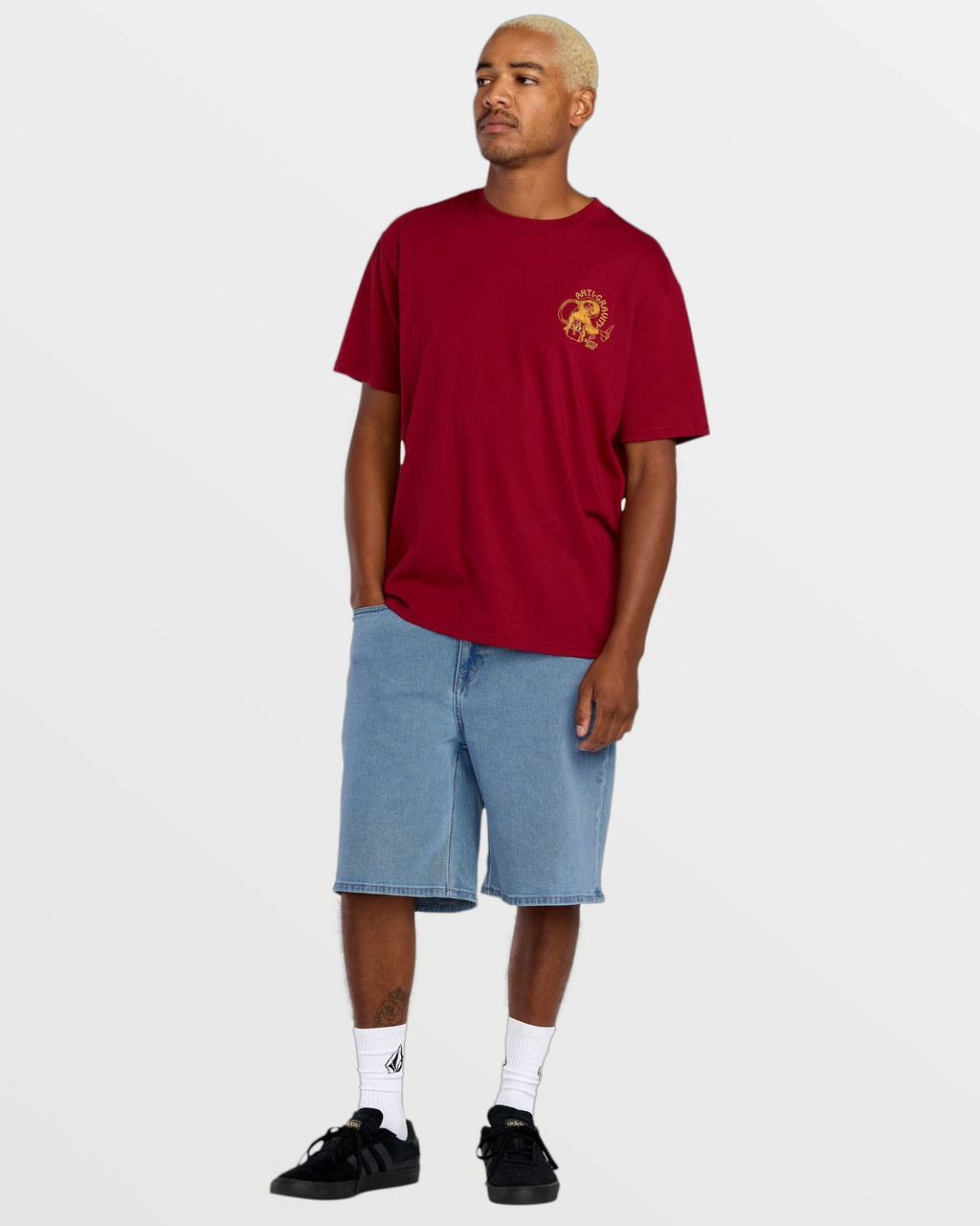 Billow Denim Shorts 22"