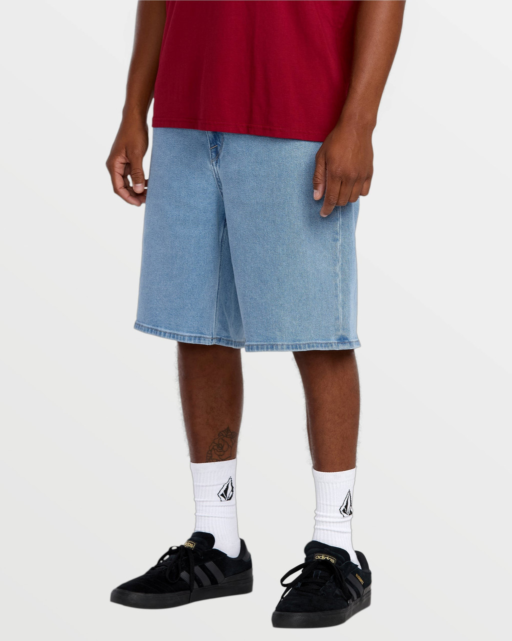 Billow Denim Shorts 22"