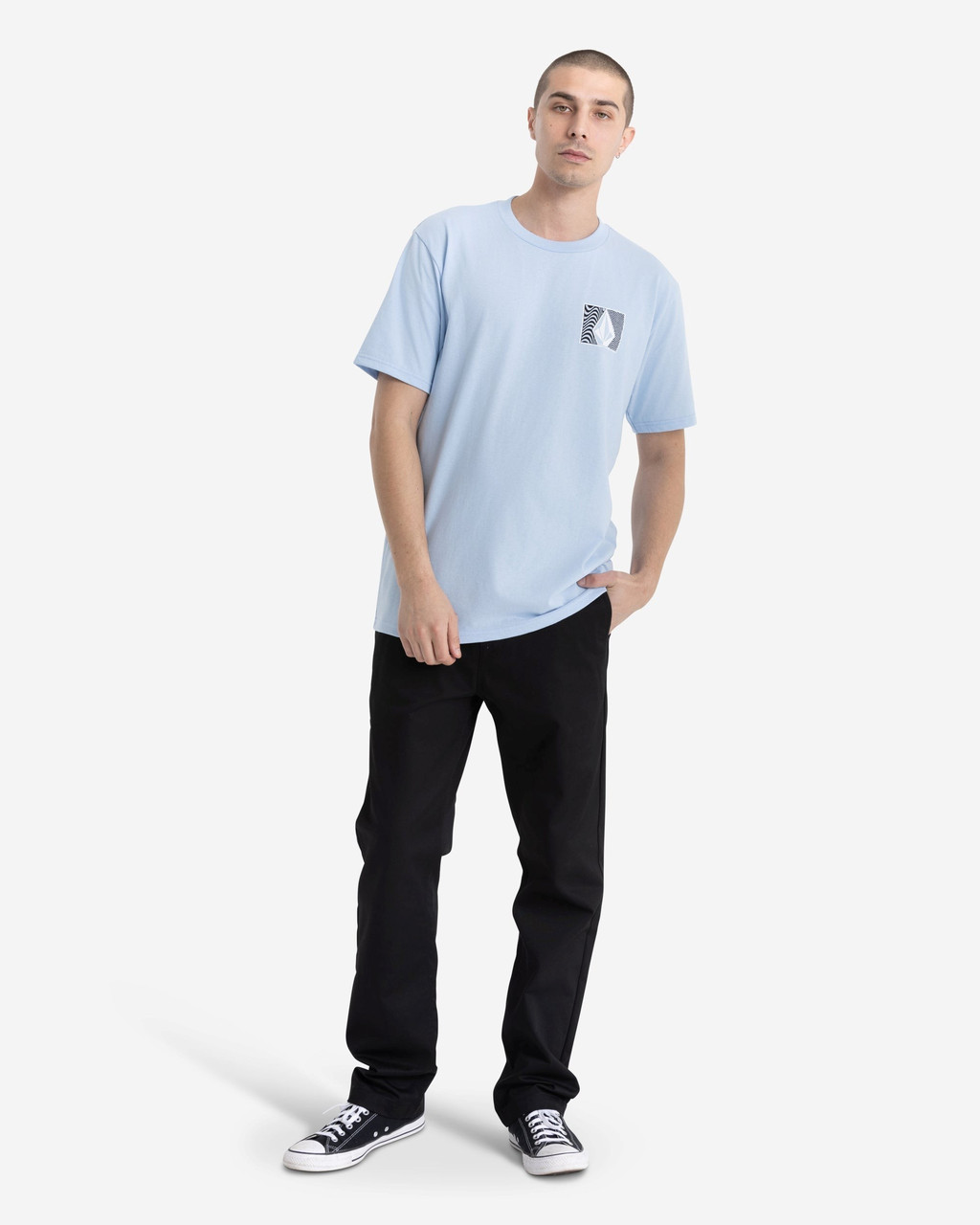 Wavy Train Short Sleeve Tee