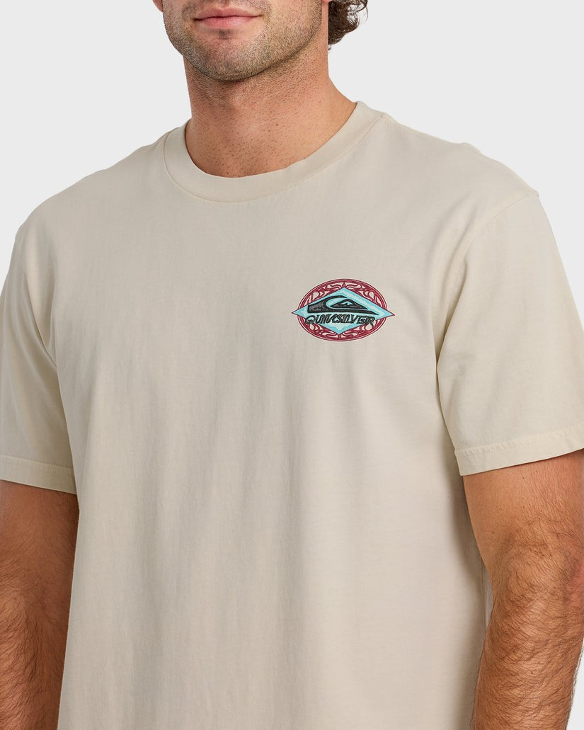 Foil Stamp Pigment-Dyed Tee