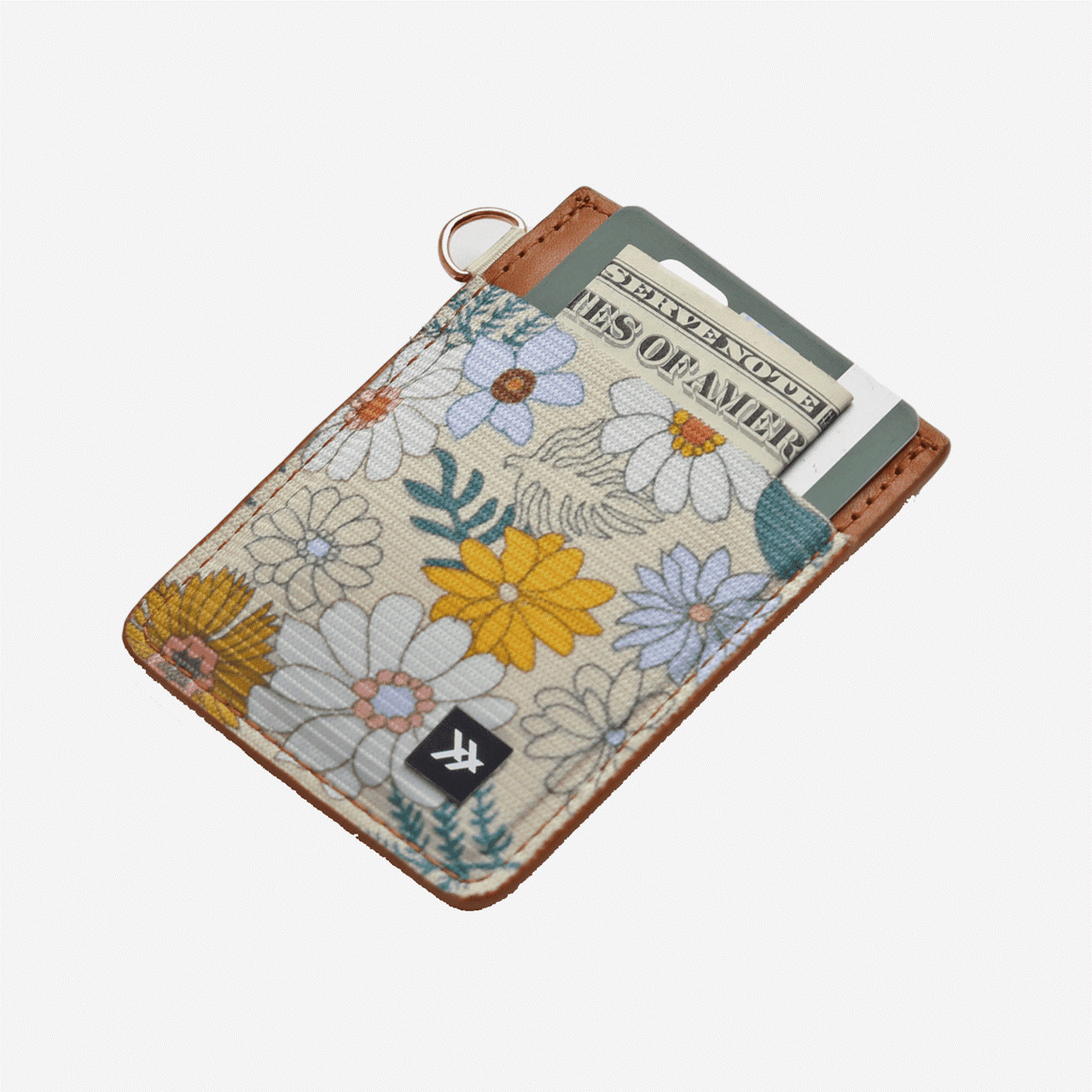 Blossom Vertical Vert Wallet