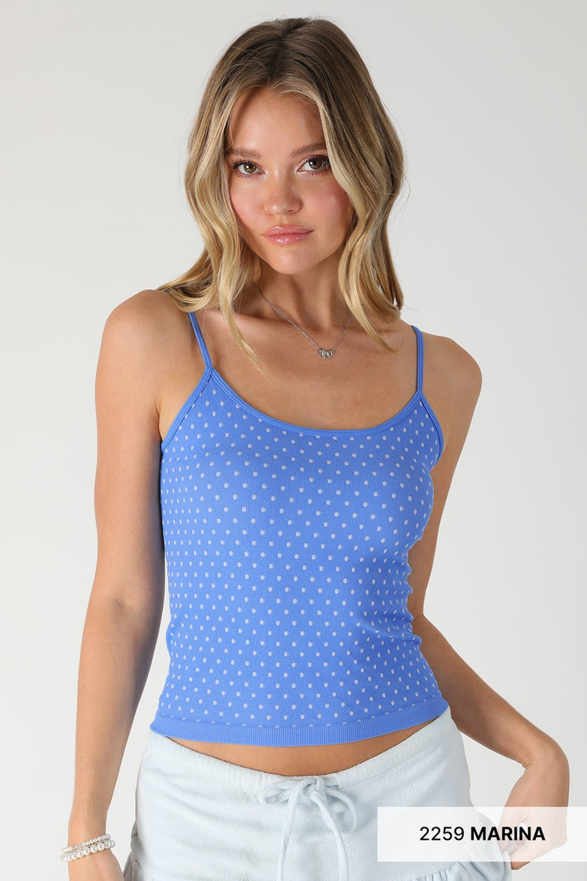 Polka Dot Strap Cami