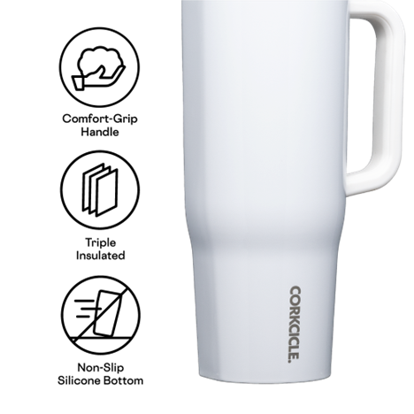 Cruiser 40oz- Gloss White