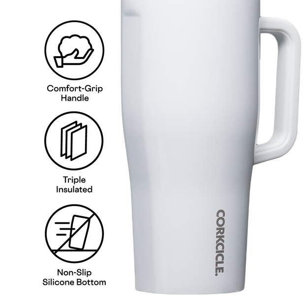 Leakproof 22oz- Gloss White