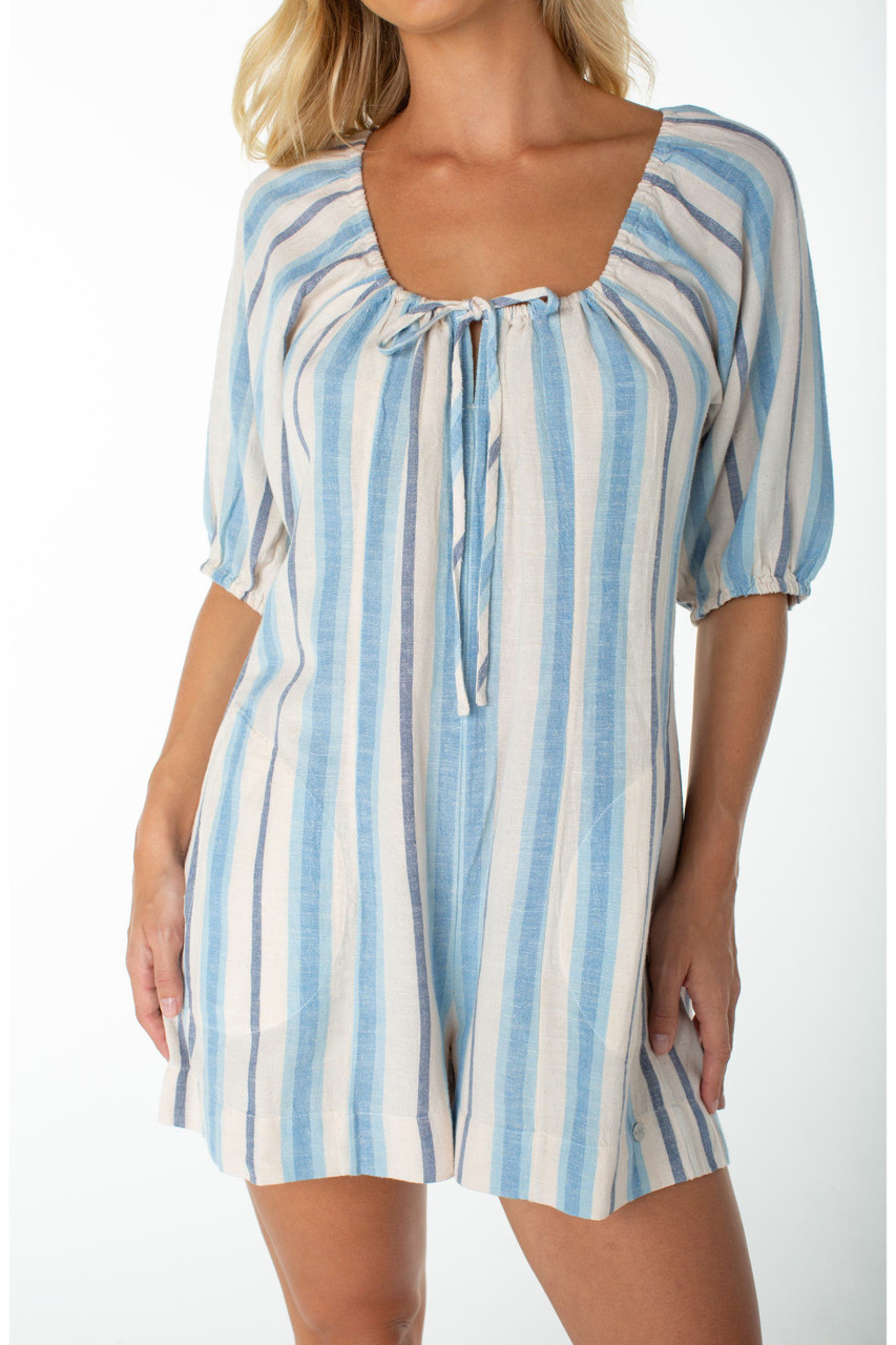 Pacific Cove Striped Romper