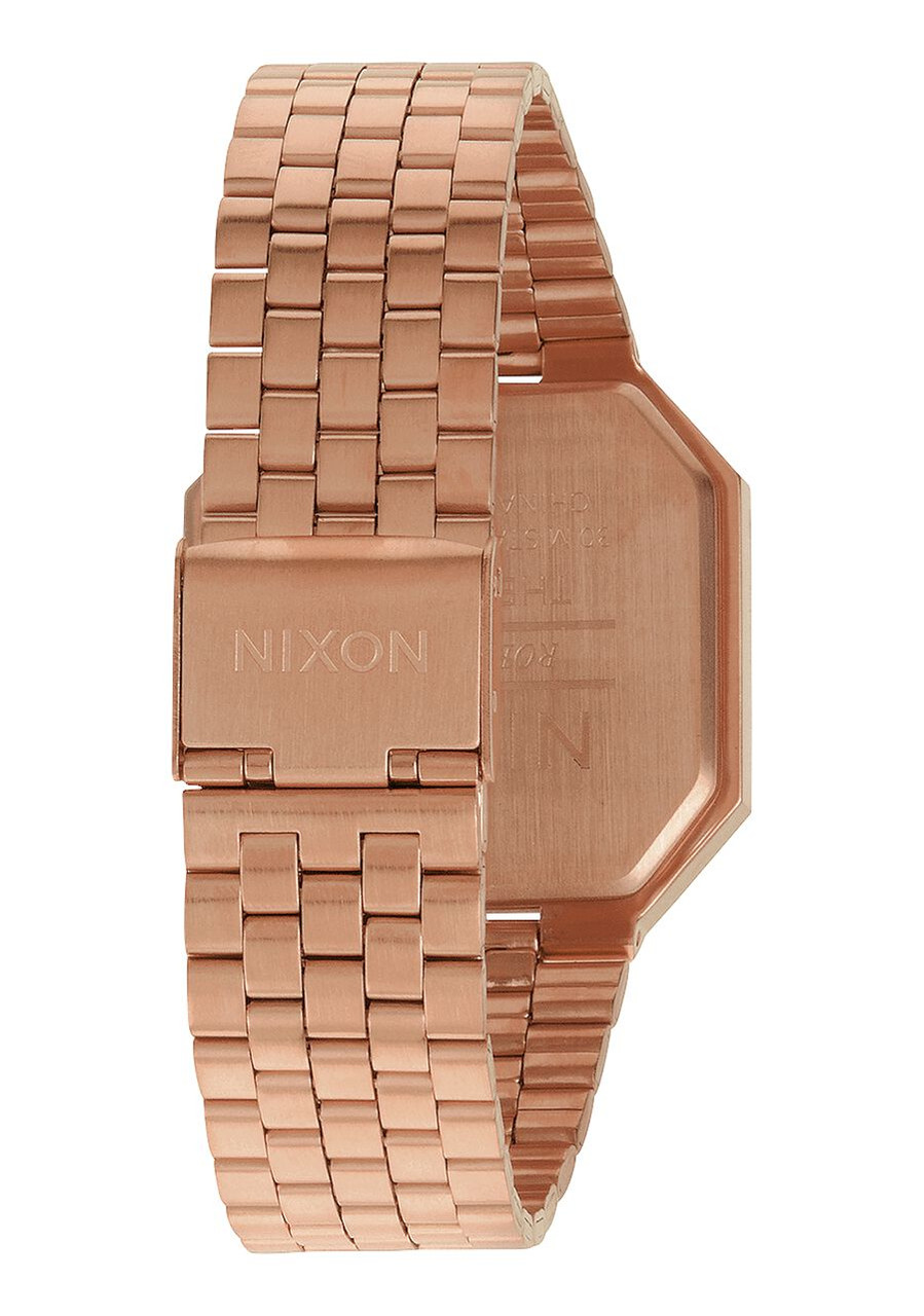 NIXON RE-RUN デジタル時計 ローズゴールド Re-Run Watch | Black | Digital – Nixon US