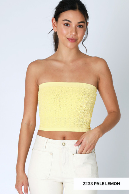 Floral Lace Tube Top