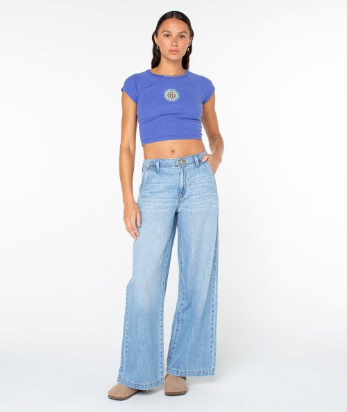 Slow Dive Cropped Baby Tee