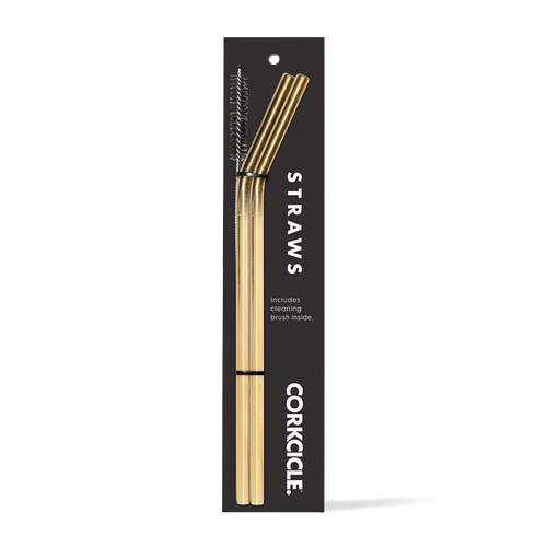 Tumbler Straw 2-Pack Gold