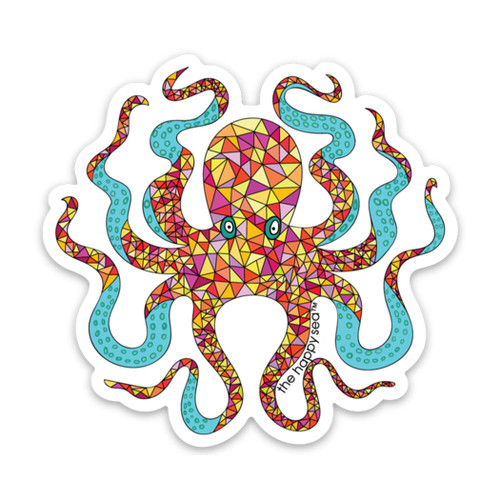 3" Octopus Vinyl Sticker