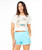 Beach Collage Cropped Boxy Tee