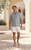 Textured Stripe Camp Shirt