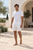 Textured Drawstring Shorts