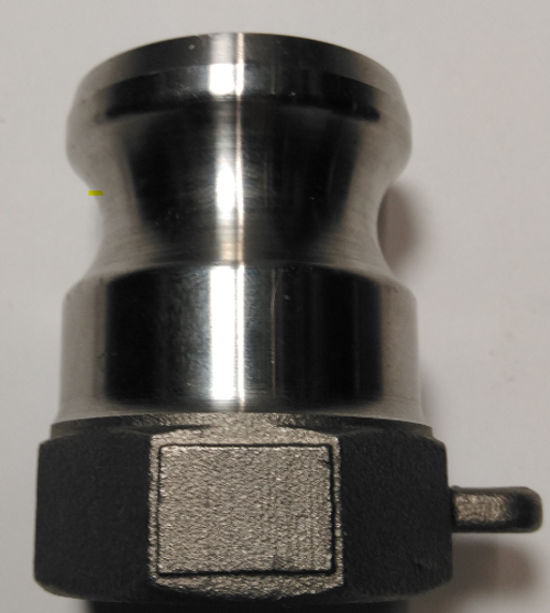 PTC A-Adaptor 1" (Male Adaptor x Female NPT Thread) Stainless Steel (1400110)