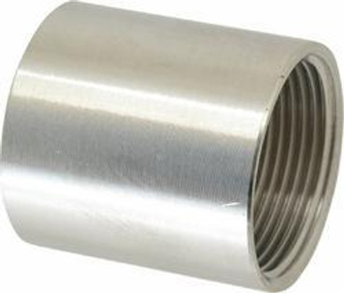 1/2 x 1-19/50 in. FNPT 150# Global 304 and 304L Stainless Steel Coupling