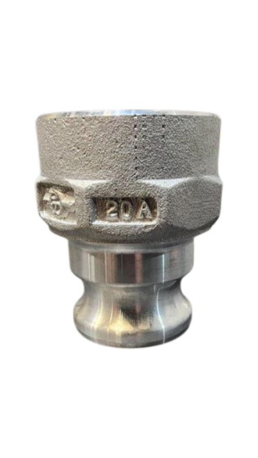 PTC A-Adapter Reducer 1-1/2" x 2" (Male Adapter x Female NPT thread) Aluminum - 60141520