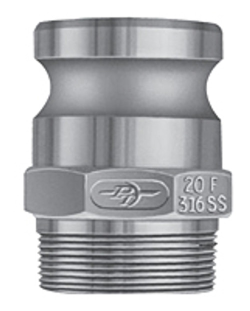 PTC F-Adapter 2" (Male Adapter x Male NPT Thread) Stainless Steel (1400620)