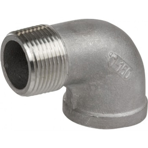 2 in. Threaded 150# 304L Stainless Steel Street 90 Degree Elbow (IS4CTS9K) (2SS304S90)