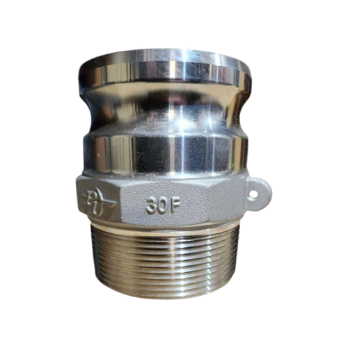 PTC F-Adapter 3" (Male Adapter x Male NPT Thread) Aluminum - 1000630