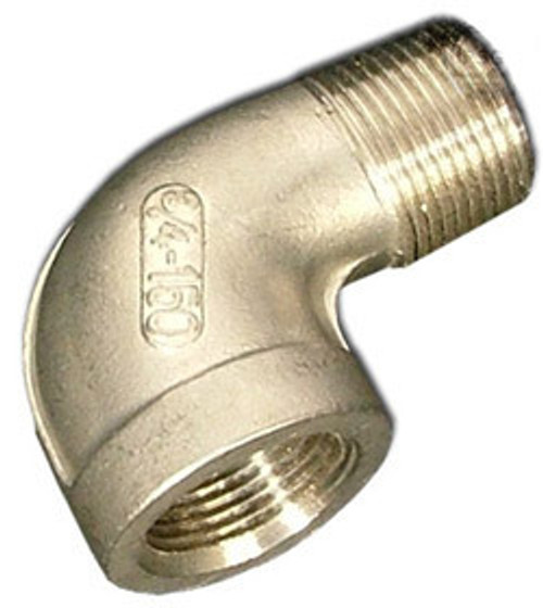 3/4 in. Stainless Steel 90 Degree Street Elbow (IS4CTS9SP114F) (34SS304S90)