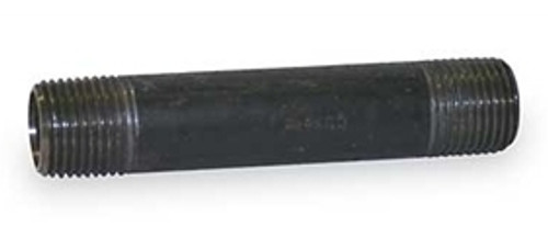 3 x 6 in. Threaded Black Carbon Steel Nipple (IBNMU) (36BN)