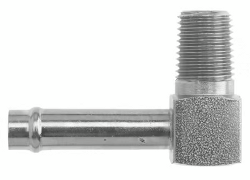 MUN 90 Degree Elbow- 1" Barb x 1" Male Pipe Ridgid, Steel