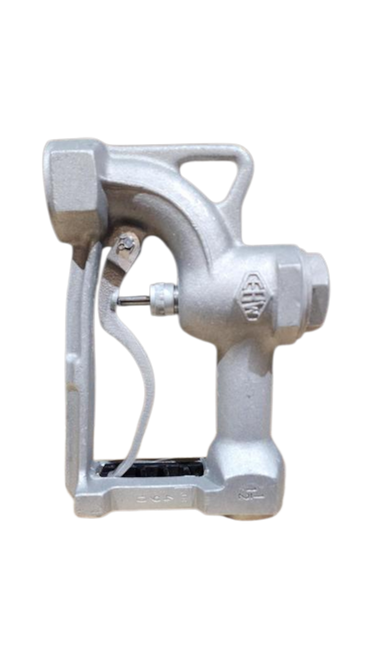 EBW 1.5" 490 Dual Poppet Nozzle, No Spout, Aluminum Body, SS Stem