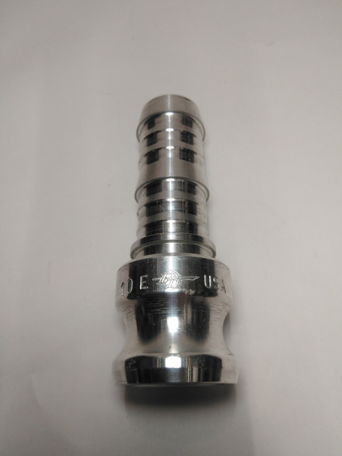PTC E- Adapter 1" (Male Adapter x Hose Shank) Aluminum (1000510)