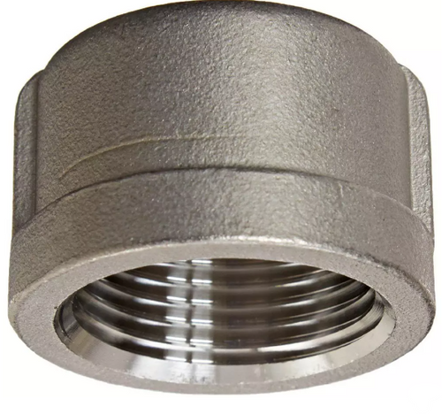 1-1/2 in. Threaded 150# 304L Stainless Steel Cap (IS4CTCAPJ) (112SS304CA) (1304457)