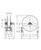 HNY DEF Hose Reel 1"FxF Full Flow SuperSwivel Joint w/EPDM for DEF, SST Hub Assembly w/1" NPT Riser