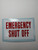 4.25" x 2.25" Emergency Shut Off Decal (EMERSHUTOFF)