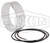 DIX 4" Sight Flow Kit with Sight Glass, 3 1/4" Thick O-Ring and Retainer