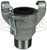 DIX Air King 2-Lug Male 1" NPT End Stainless Steel