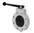 BTS 3" Alum Manually Operated TTMA Detent Wet-R-Dri Butterfly Valve, Buna-N