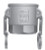 PTC D-Coupler 2" (Female Coupler x Female NPT Thread) Stainless Steel (1400420)