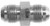 MUN 1" MJIC x 3/4" MJIC Hex Union