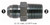 MUN Straight Adapter- 1" Male JIC 37 Degree Flare x 1" Male Pipe Ridgid, Steel