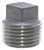3/4 in. MNPT 150# Global Square Head 304 Stainless Steel Plug (IS4CTSPSP114F) (34SS304PL)