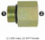 MUN Straight Adapter- 1" Male O-Ring Boss x 3/4" Female Pipe Ridgid, Steel