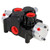 BRAND 4-Way Hydraulic Valve #16SAE Inlet/Outlet/Work Tandem Center Pilot Oper. Spring Center Ball Spring Relief, Painted Black