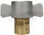 Wingstyle Female Coupler 1-1/2" Brass (12WF12-B)