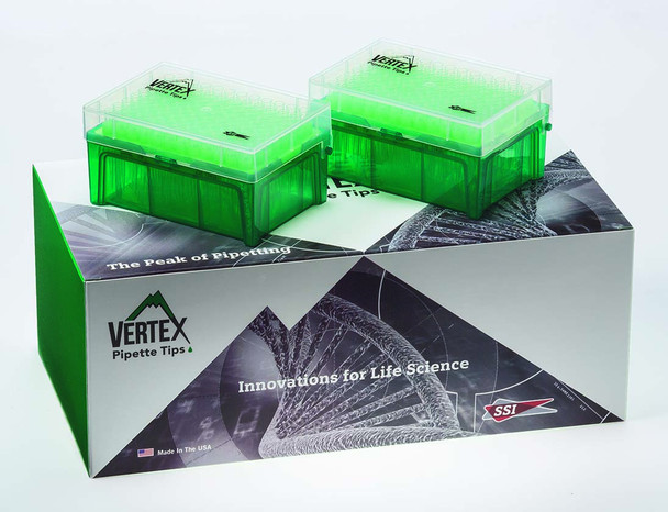 Vertex™ pipette tips are meticulously designed using a specially formulated NoStick® resin to provide researchers with the highest level of liquid handling performance