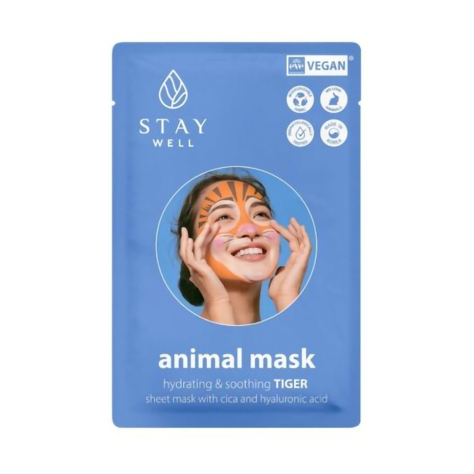 Stay Well Vegan Animal Mask Tigre 20 G