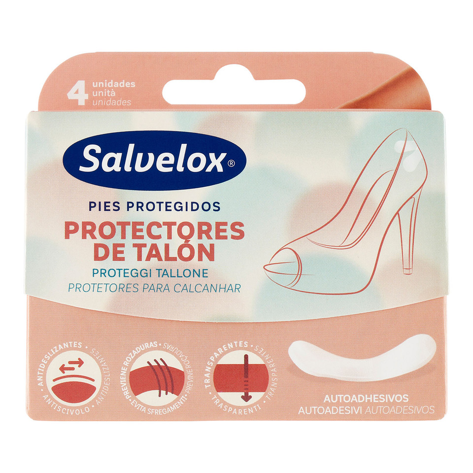 Proteggi Tallone Autoadesivi Trasparenti 4 Pz