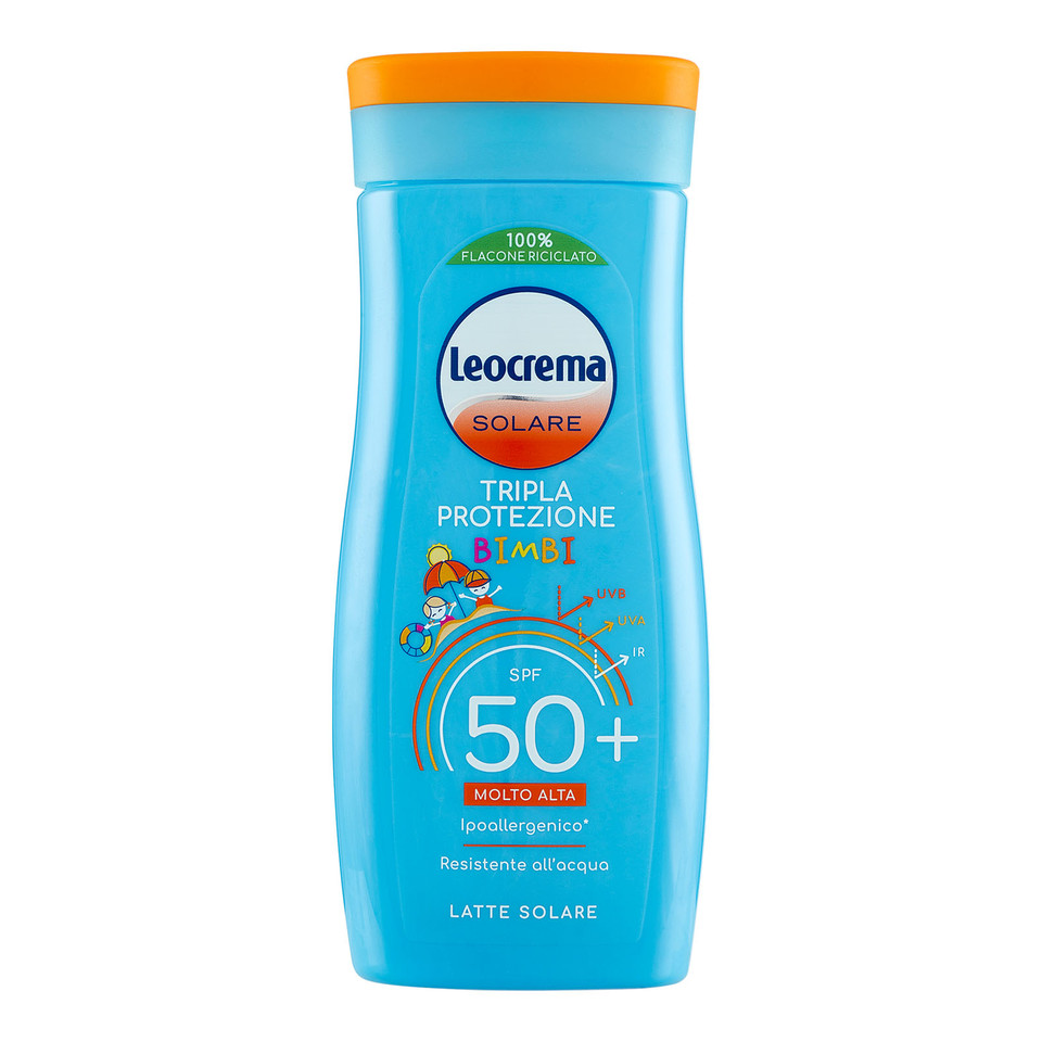 Solare Bimbi Tripla Protezione Spf50+ Molto Alta Latte Solare