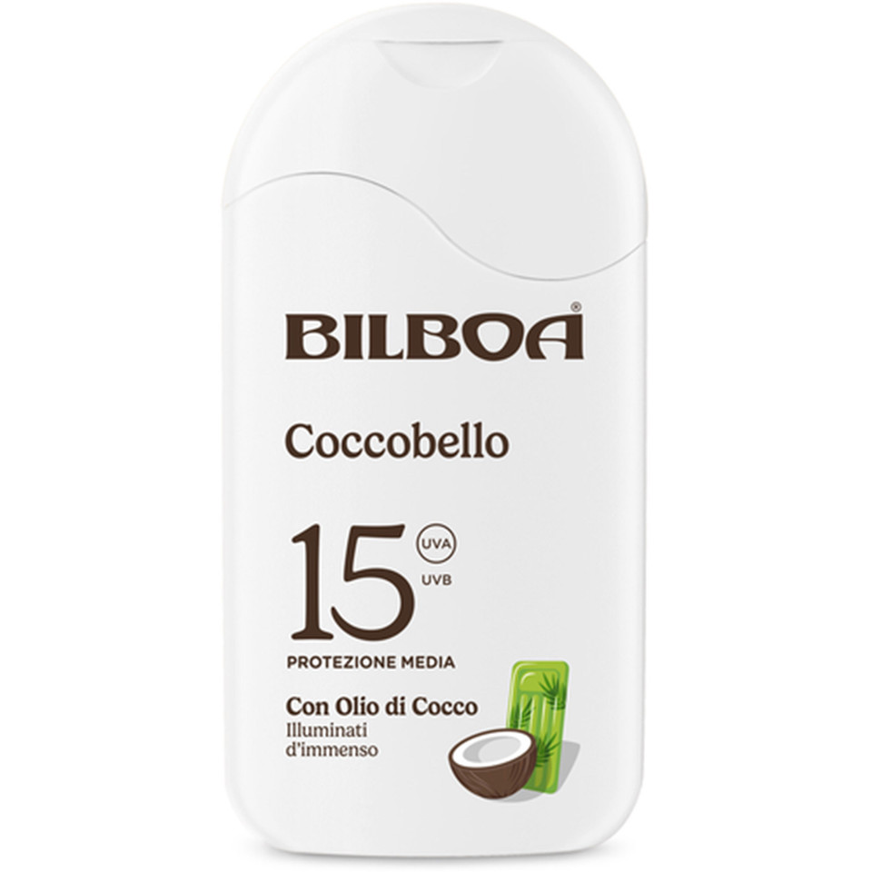 Coccobello Crema Solare Spf15 Protezione Media Con Olio Di Cocco