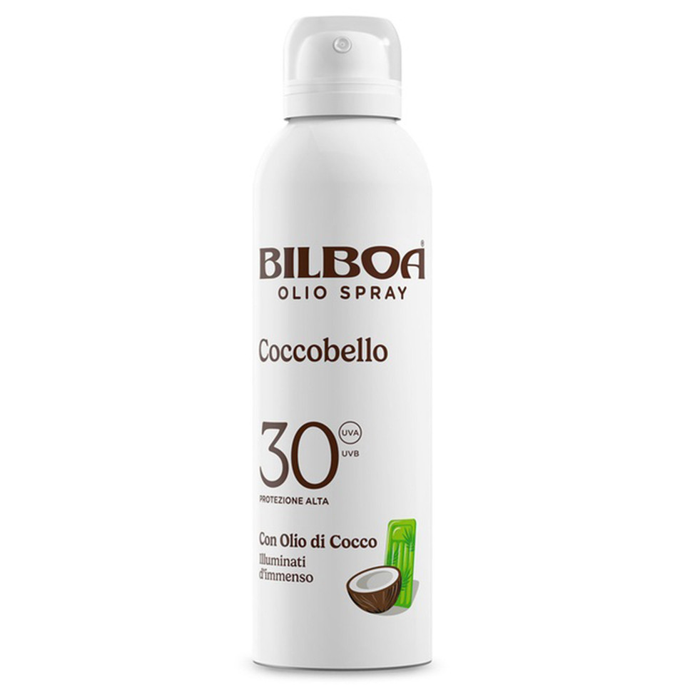 Coccobello Olio Spray Spf30 Protezione Alta Con Olio  Di Cocco