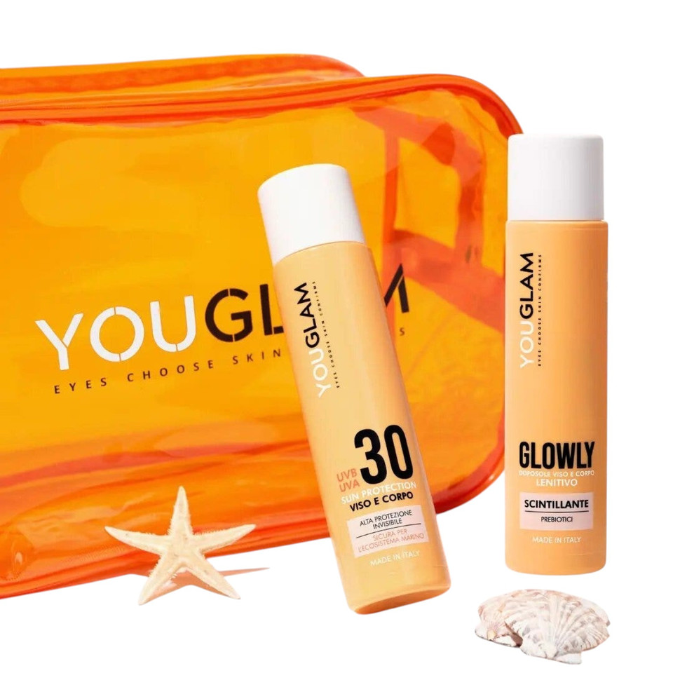 Kit Solare Sun Protection 30 Viso Corpo + Doposole Glowly