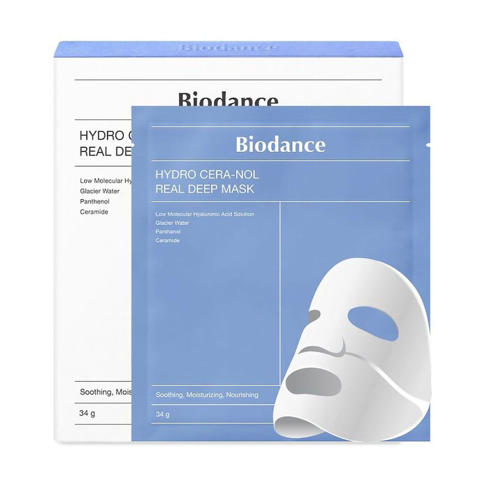 Hydro Cera - Nol Real Deep Mask – Maschera in Foglio Idrogel Box da 4